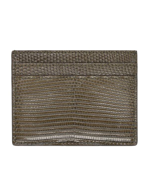 Saint Laurent Lizard Card Case - Men