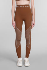 AMIRI Leggings In Brown Polyamide - Women