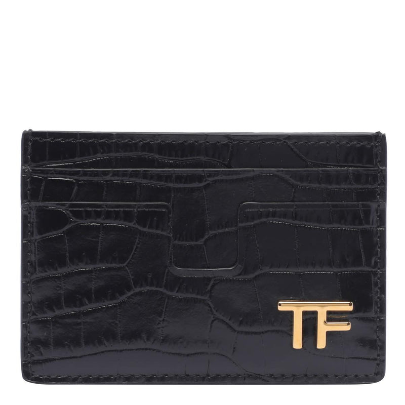 Tom Ford Logo Cards Holder - Men - Piano Luigi