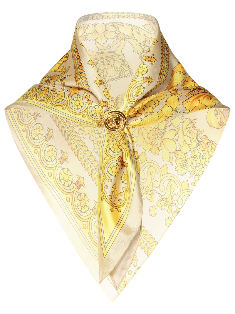 Versace Two-tone Silk Scarf - Men