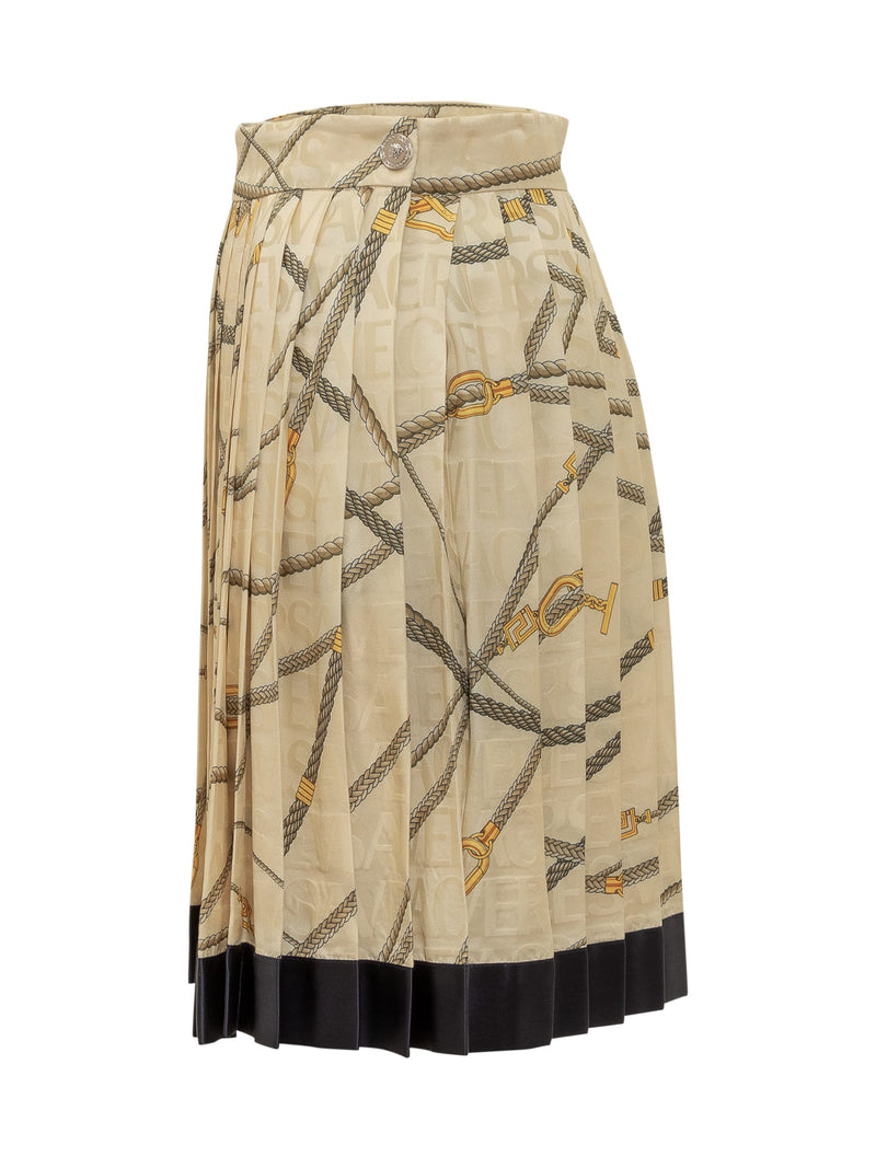 Versace Skirt With Greek Nautical Print - Women