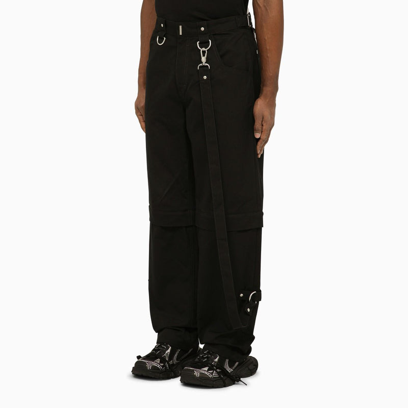 Givenchy Black Trousers With Removable Bottoms - Men