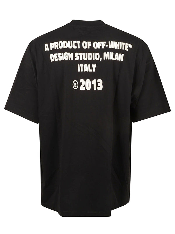 Off-White Crystal Round Logo Over T-shirt - Men