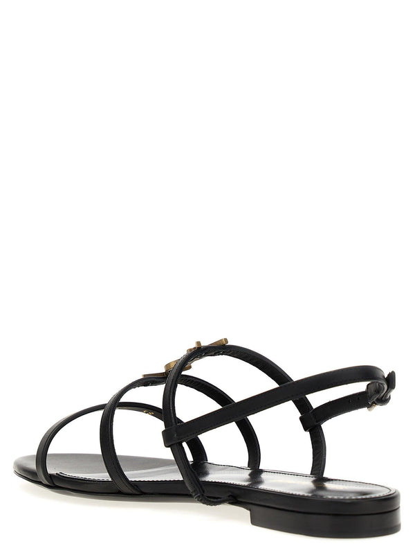 Saint Laurent new Cassandra Sandals - Women - Piano Luigi