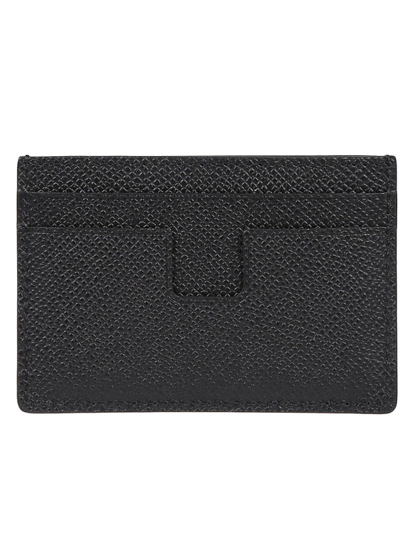 Tom Ford Logo Plaque Classic Credit Card Holder - Men