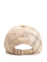 Burberry Check Baseball Hat - Women