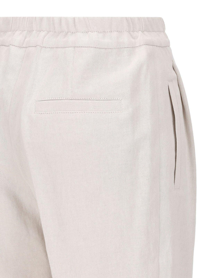 Brunello Cucinelli Pleated Straight-leg Pants - Women