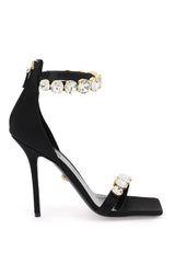 Versace Black Satin Sandal - Women