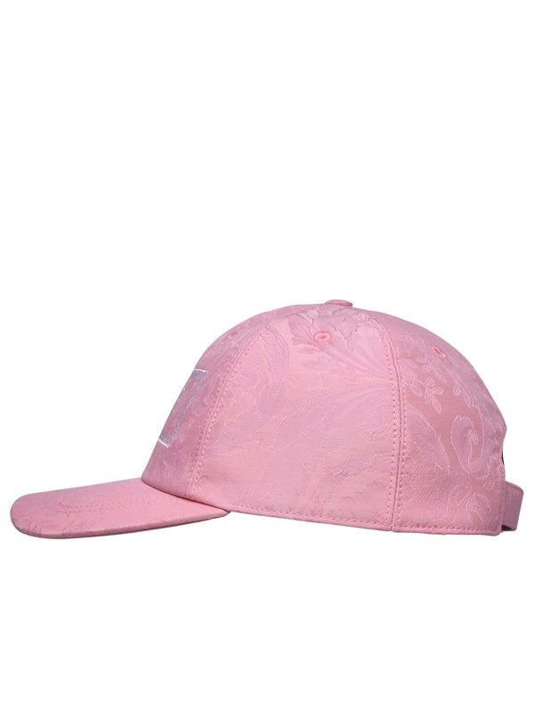 Versace Pink Cotton Hat - Women