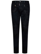 Dsquared2 Black Bull Ripped Wash Cool Guy Jeans - Men