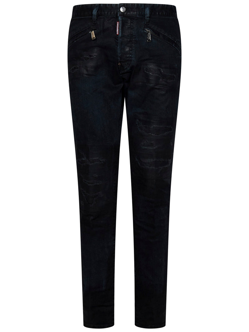 Dsquared2 Black Bull Ripped Wash Cool Guy Jeans - Men