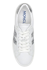 Moncler White Leather Monaco M Sneakers - Women