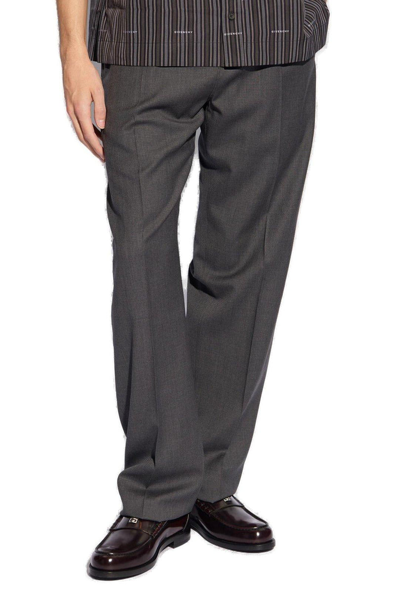 Givenchy 4g Embroidered Straight-leg Trousers - Men