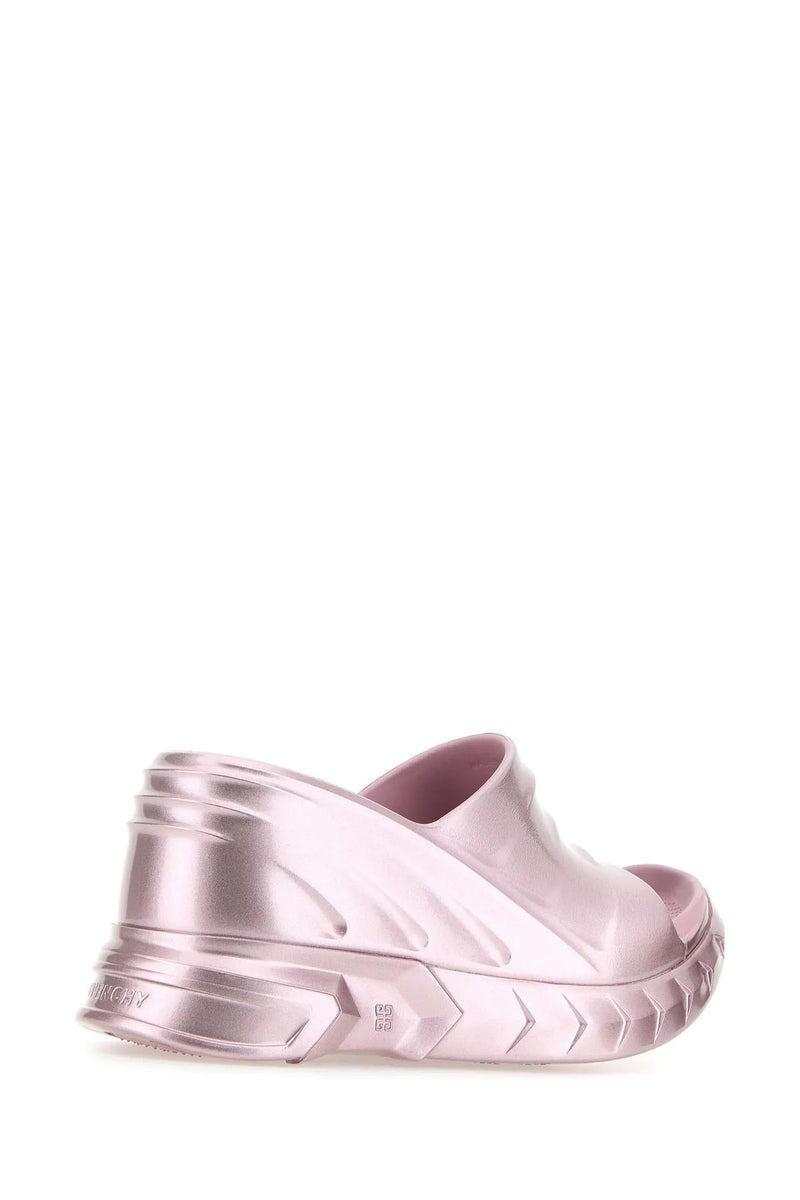 Givenchy Pink Rubber Marshmallow Mules - Women