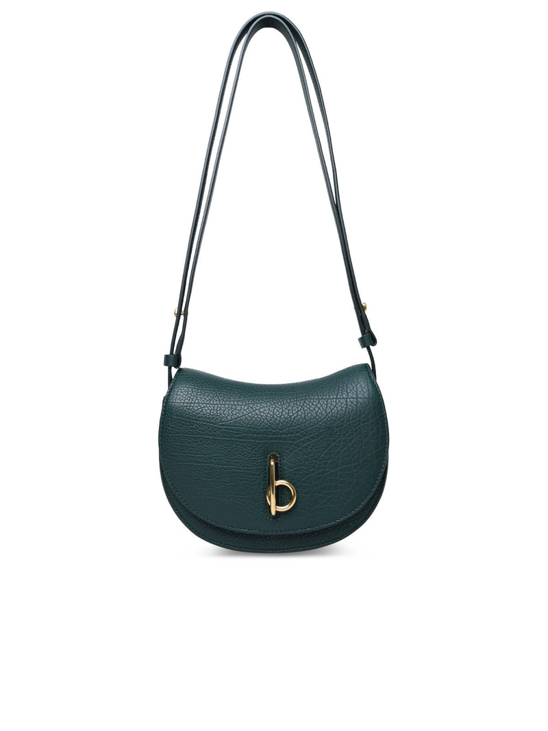 Burberry rocking Horse Mini Bag In Green Leather - Women