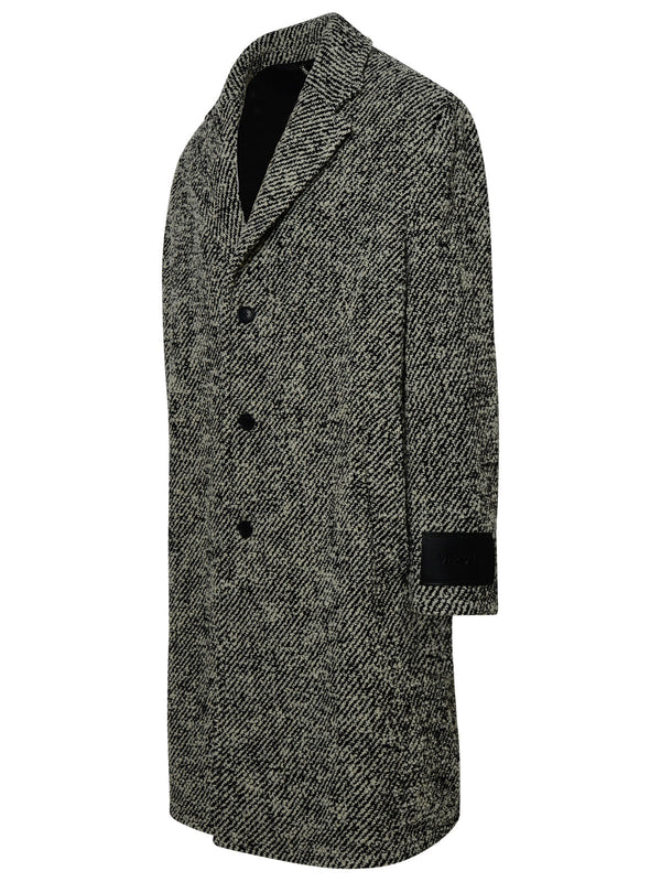 Versace Two-tone Wool Coat - Men
