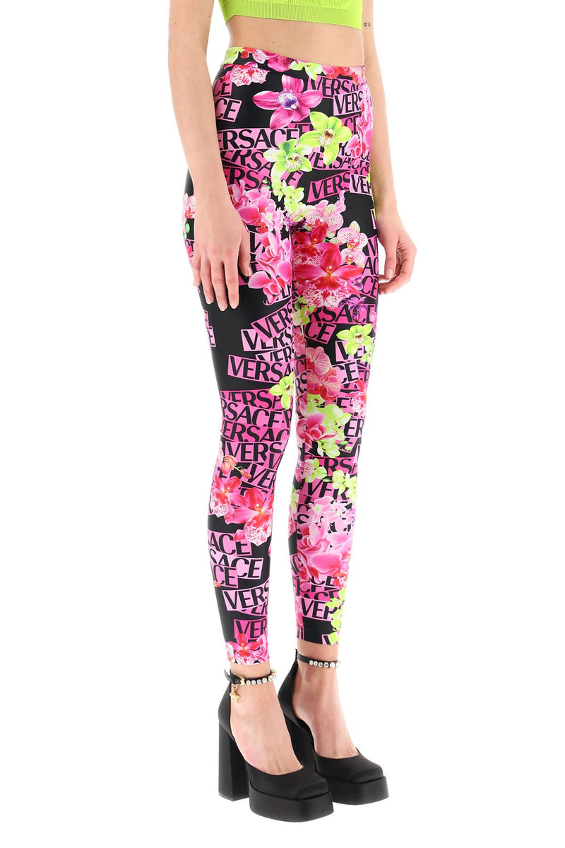 Versace Printed Leggings - Women