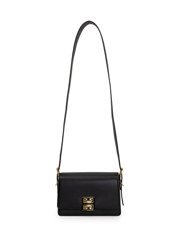 Givenchy 4g Crossbody Medium Bag In Black Box Leather - Women
