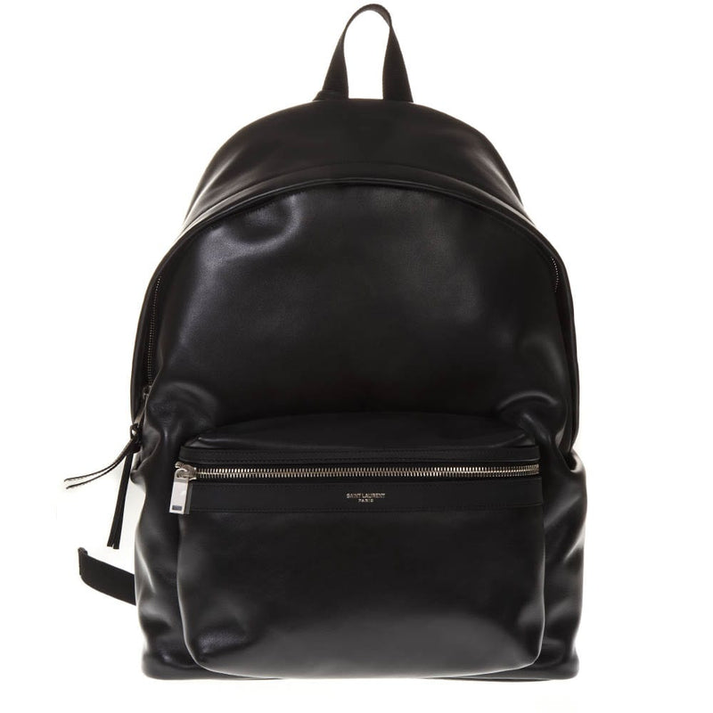 Saint Laurent City Matt Leather Backpack - Men