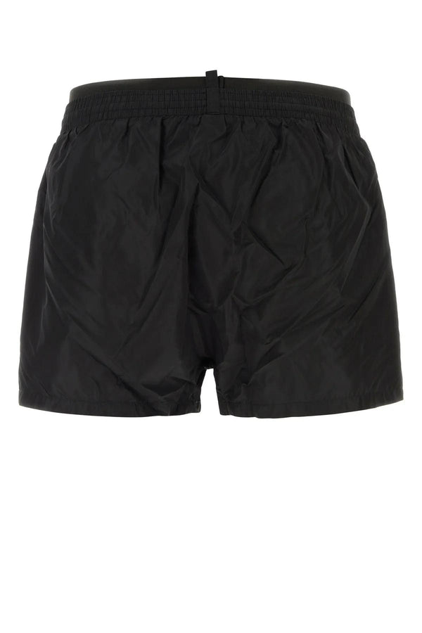 Dsquared2 Black Nylon Swimming Shorts - Men