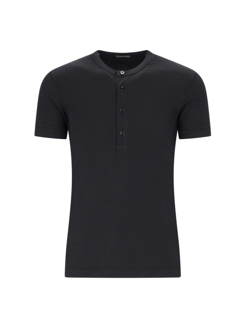 Tom Ford Button Detail T-shirt - Men