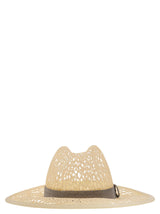 Brunello Cucinelli Straw Hat With Precious Band - Women