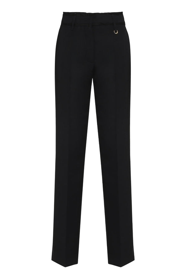 Jacquemus Ficelle Wool Trousers - Women - Piano Luigi