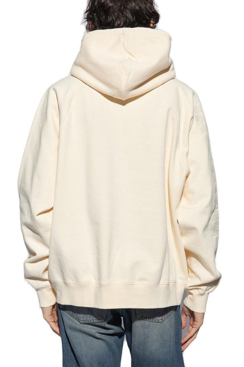 Jacquemus Typo Drawstring Hoodie - Men - Piano Luigi