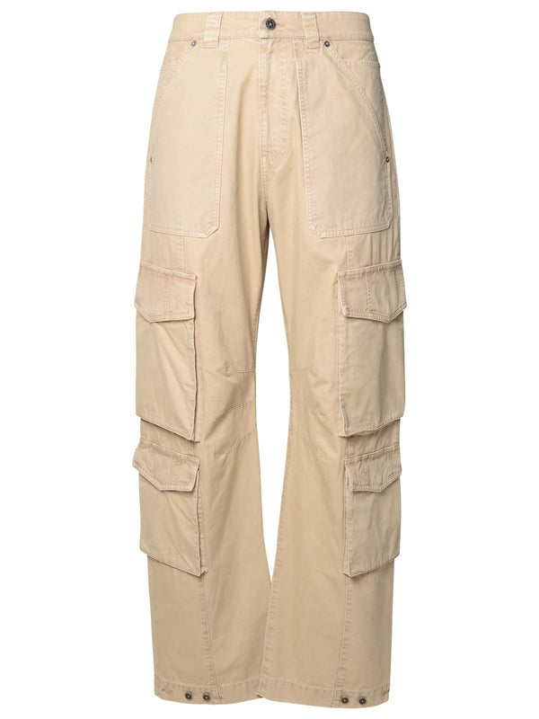 Golden Goose Beige Cotton Cargo Pants - Men