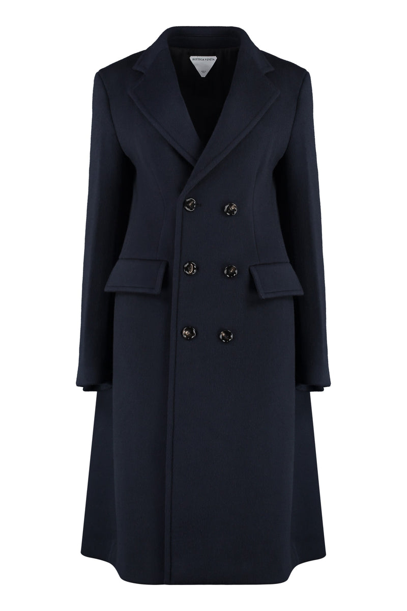 Bottega Veneta Wool And Cashmere Double-breasted Coat - Women