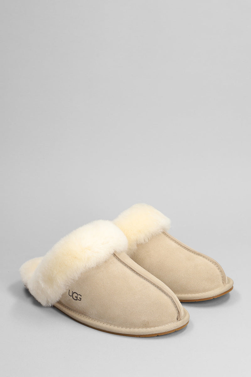 UGG Scuffette Ii Slipper-mule In Beige Suede - Women