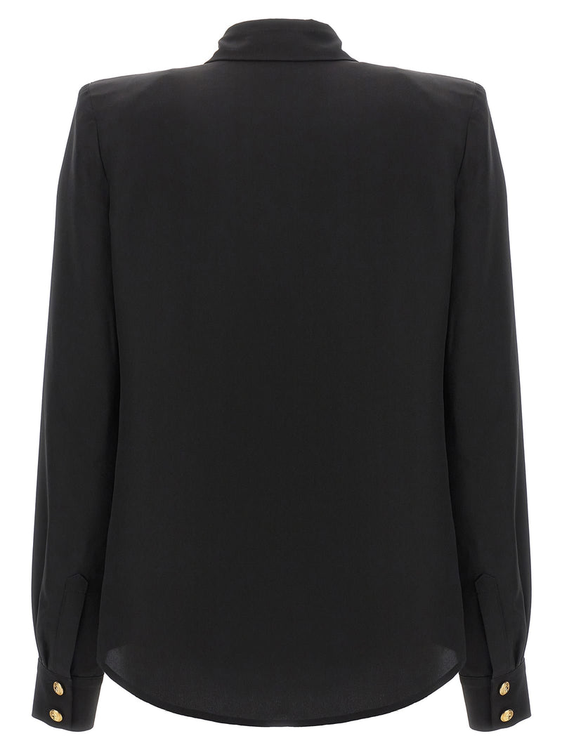 Balmain Logo Button Shirt - Women