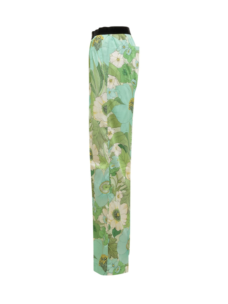 Tom Ford Pants With Floral Decoration - Women