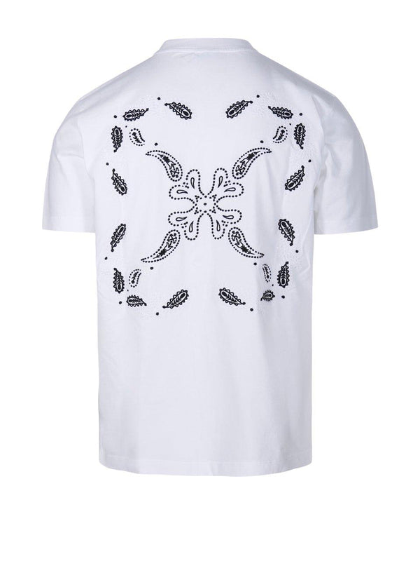 Off-White Off White Logo Printed Crewneck T-shirt - Men