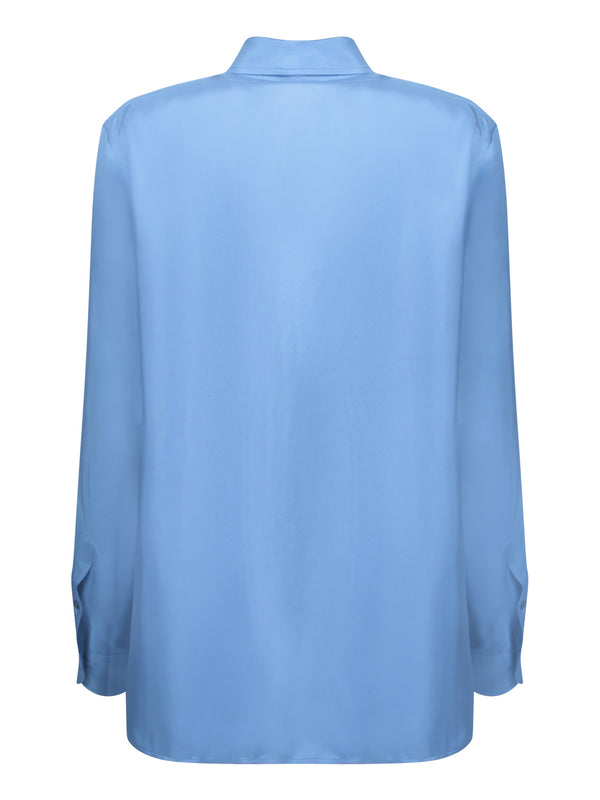 Tom Ford Long Sleeves Light Blue Shirt - Women
