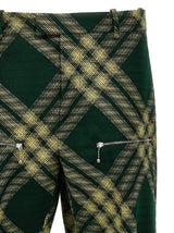 Burberry Check Wool Pants - Men