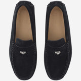 Versace Medusa Biggie Suede Driver Loafers - Men