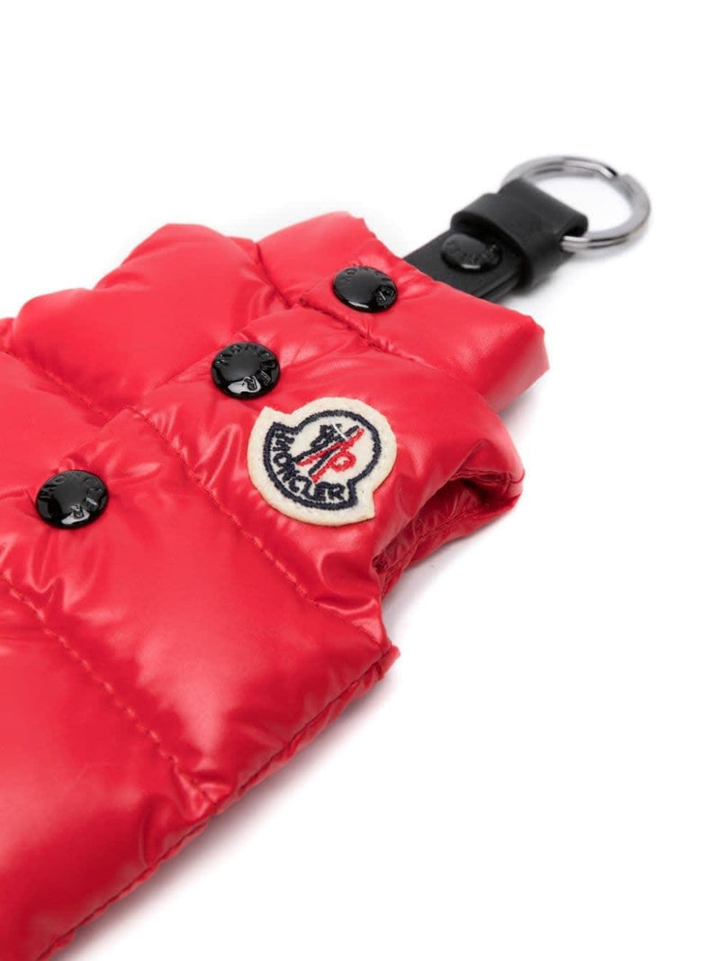 Moncler Red Vest Shaped Keyring - Men