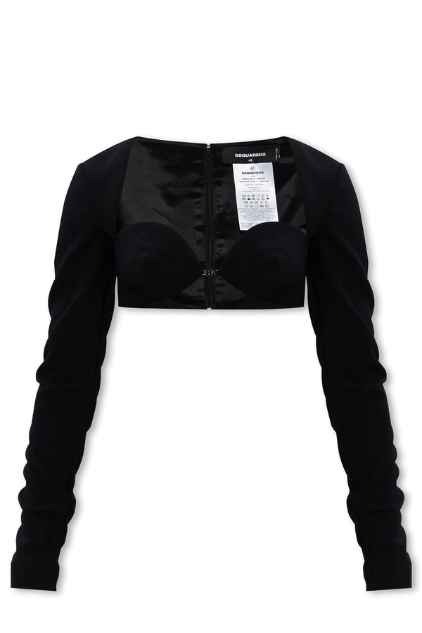 Dsquared2 Cropped Top - Women - Piano Luigi