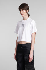 Off-White T-shirt In White Cotton - Women