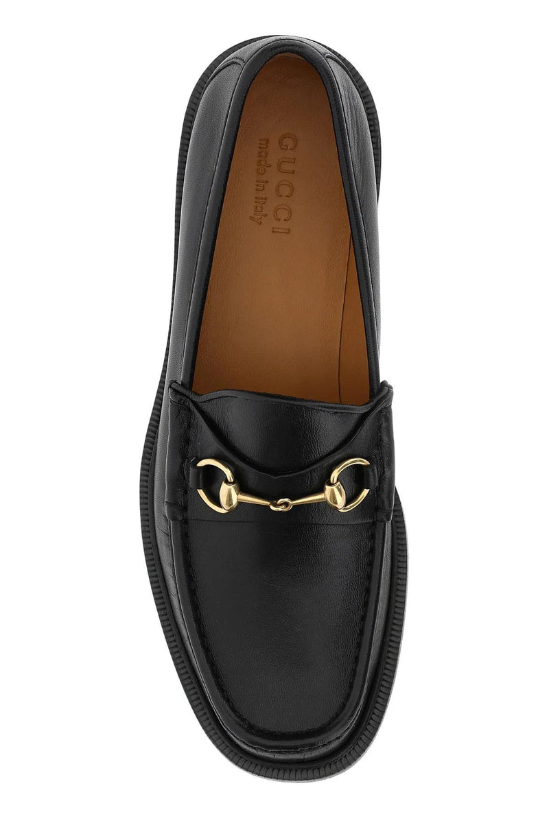 Gucci Black Leather Loafers - Men