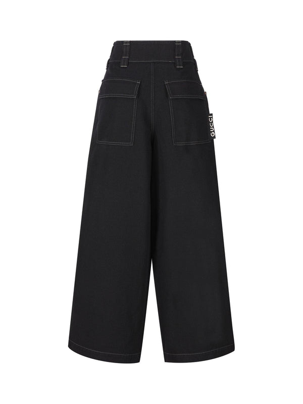 Gucci Oversized Denim Pants - Women