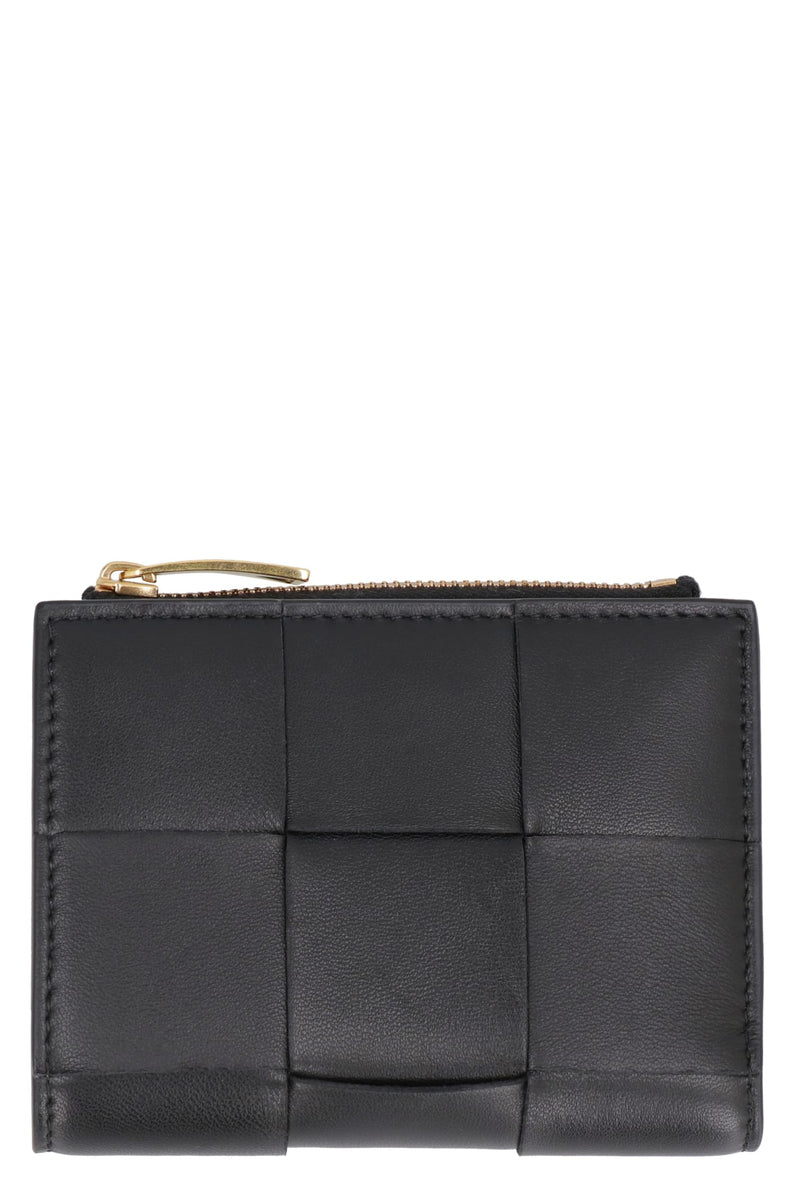 Bottega Veneta Cassette Intrecciato Bi-fold Wallet - Women