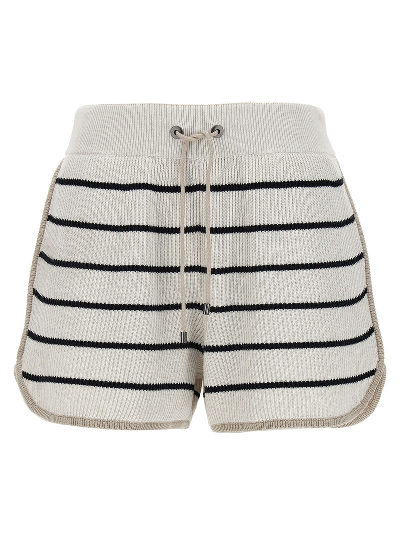 Brunello Cucinelli Striped Shorts - Women