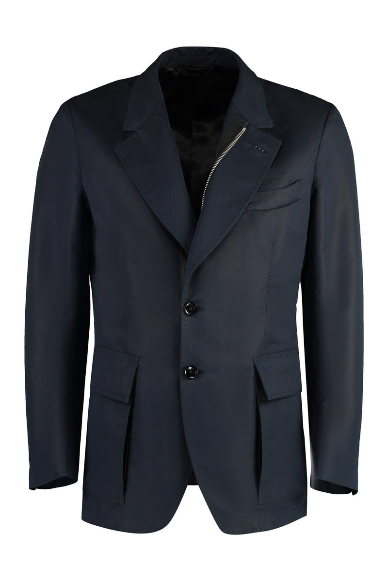 Tom Ford Cotton Blend Single-breast Jacket - Men - Piano Luigi