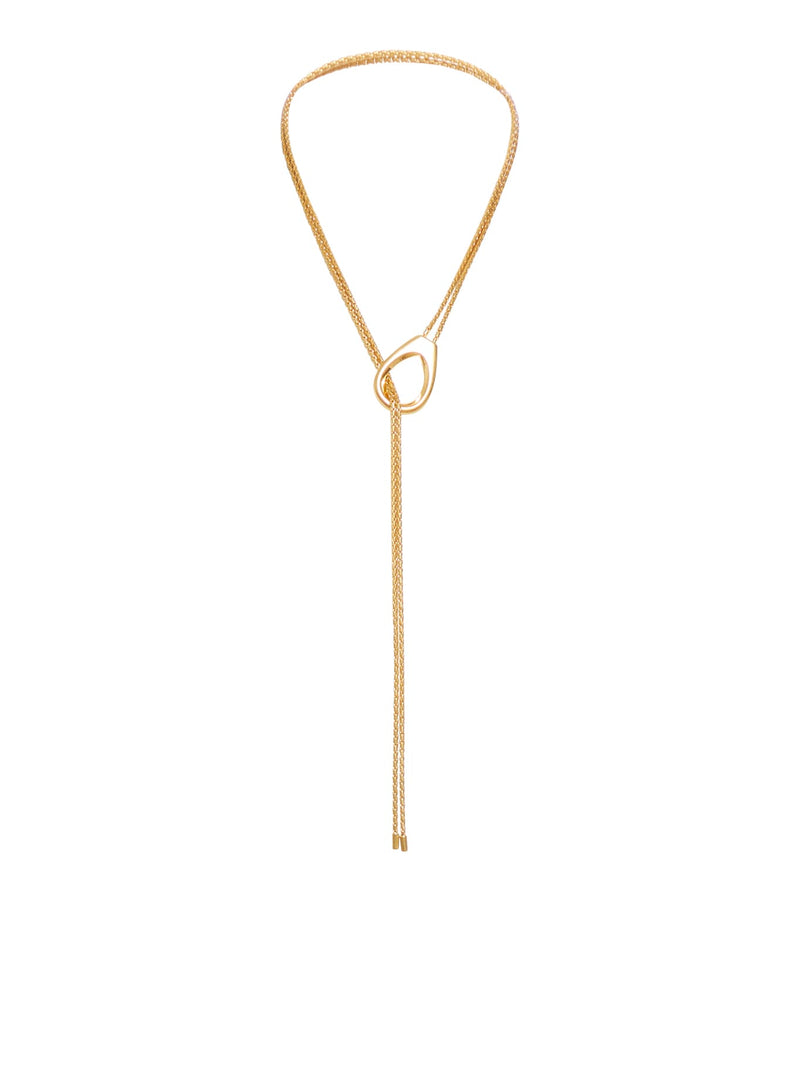 Tom Ford Brass Lariat Necklace - Women