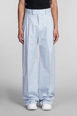 AMIRI Pants In Cyan Polyamide - Men