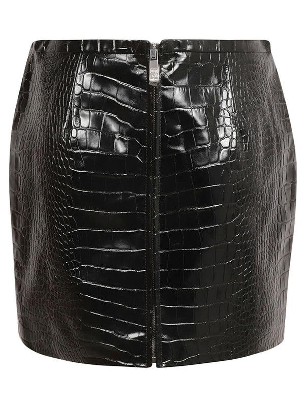 Versace Back Zip Skinned Skirt - Women - Piano Luigi