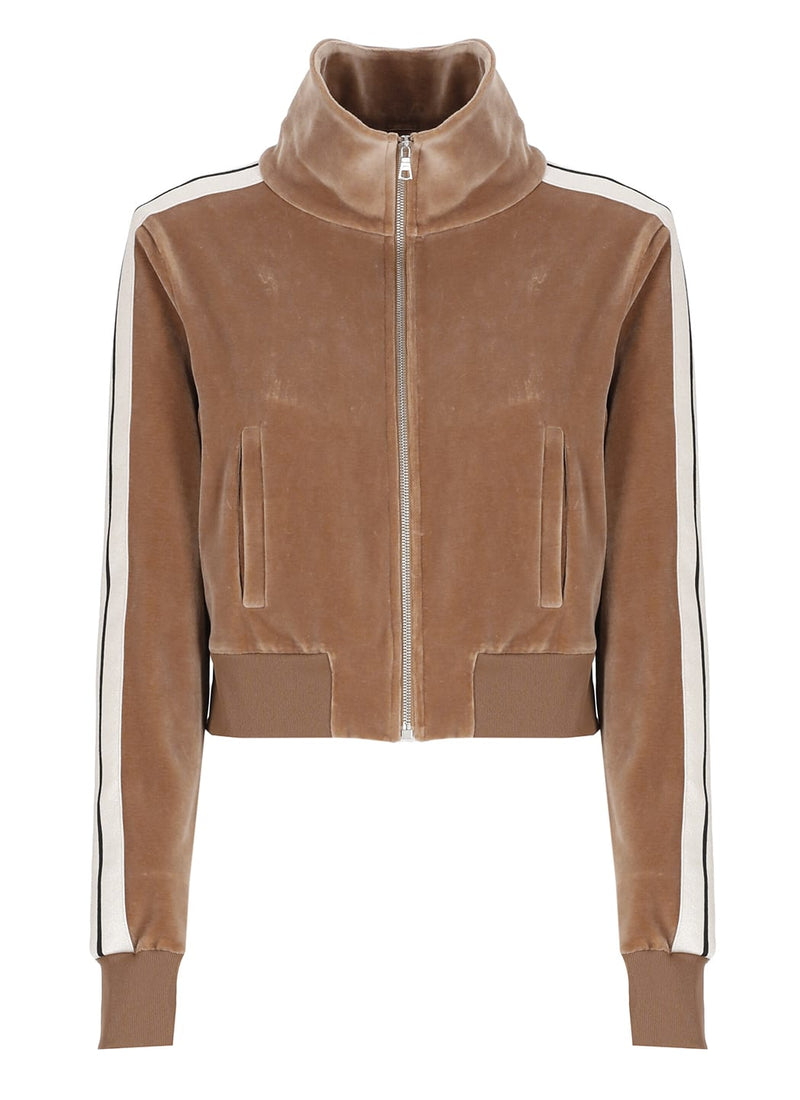 Palm Angels Camel Velvet Jacket - Women