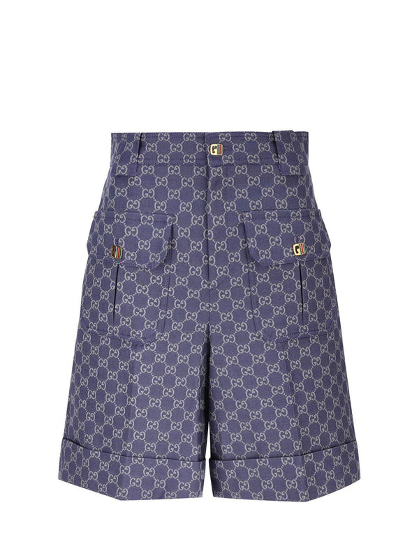 Gucci Gg Monogram Shorts - Women